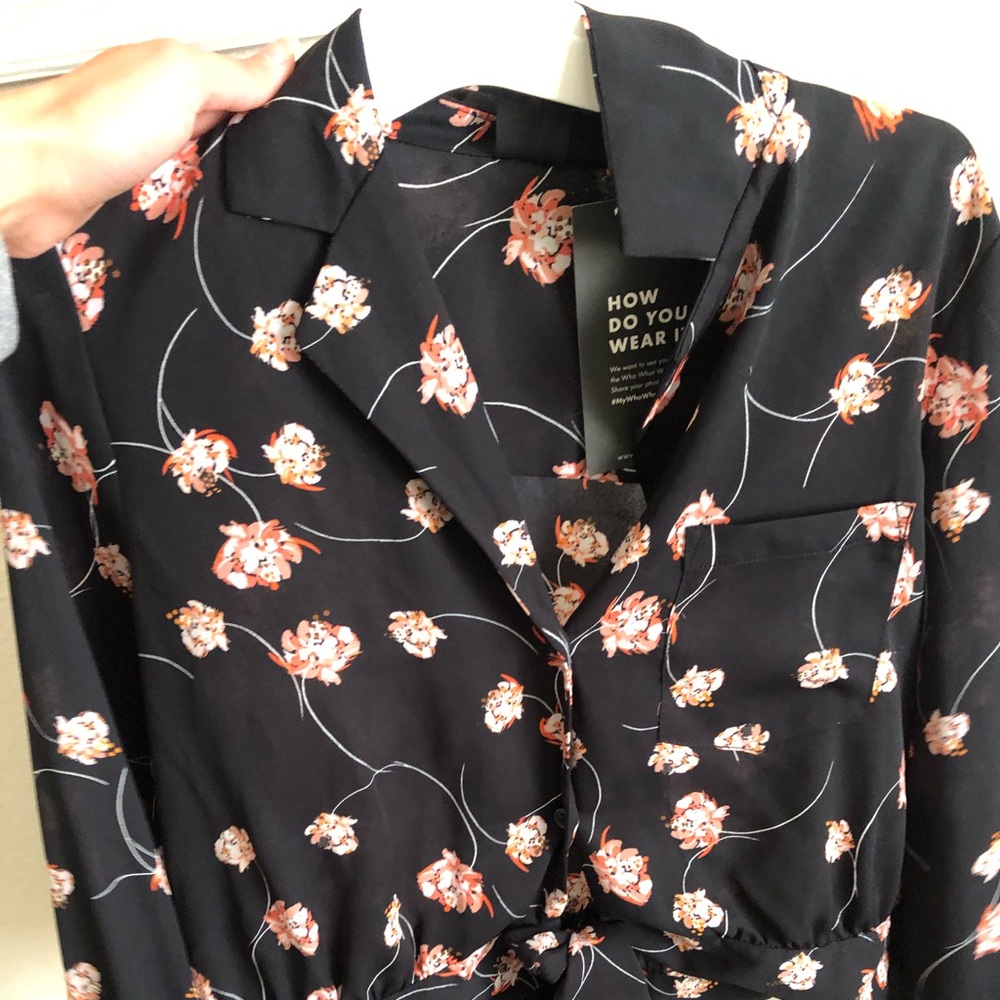 Floral long sleeves